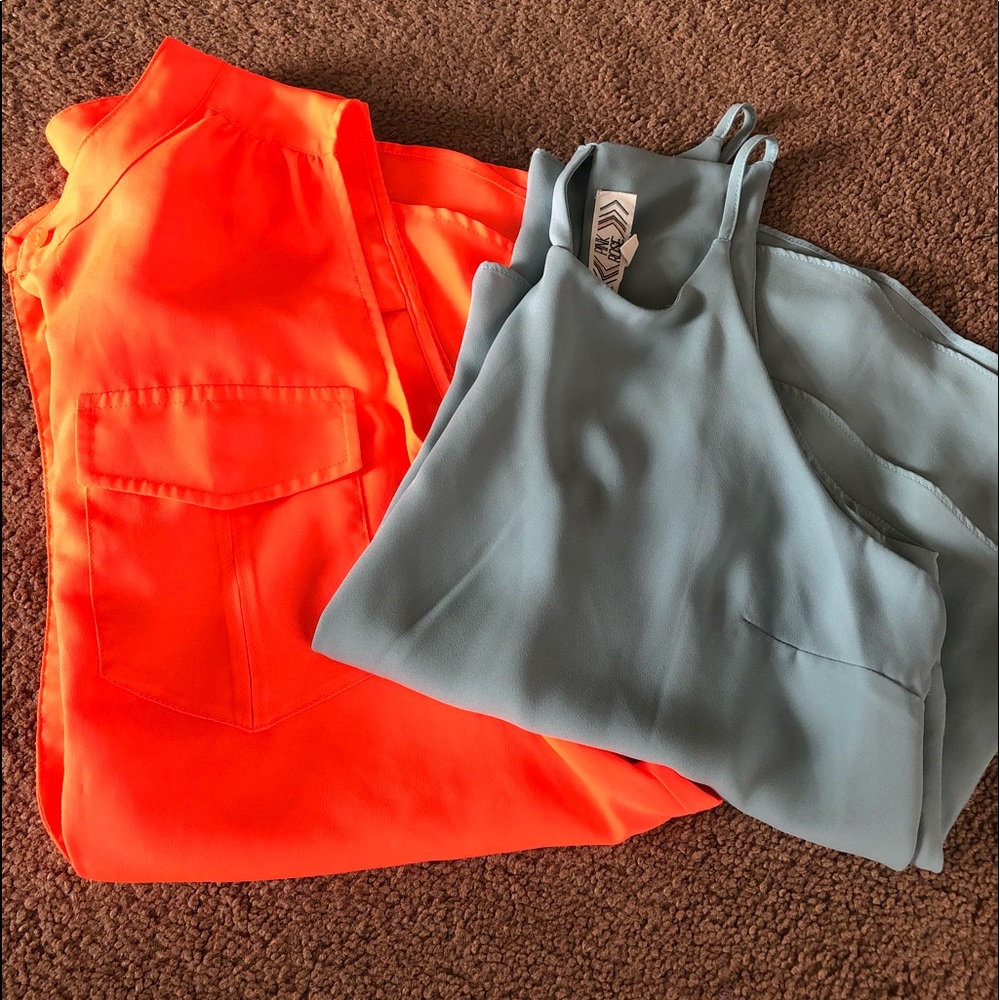 🍑FINAL PRICE🍑 J Crew Summer shirt and camisole